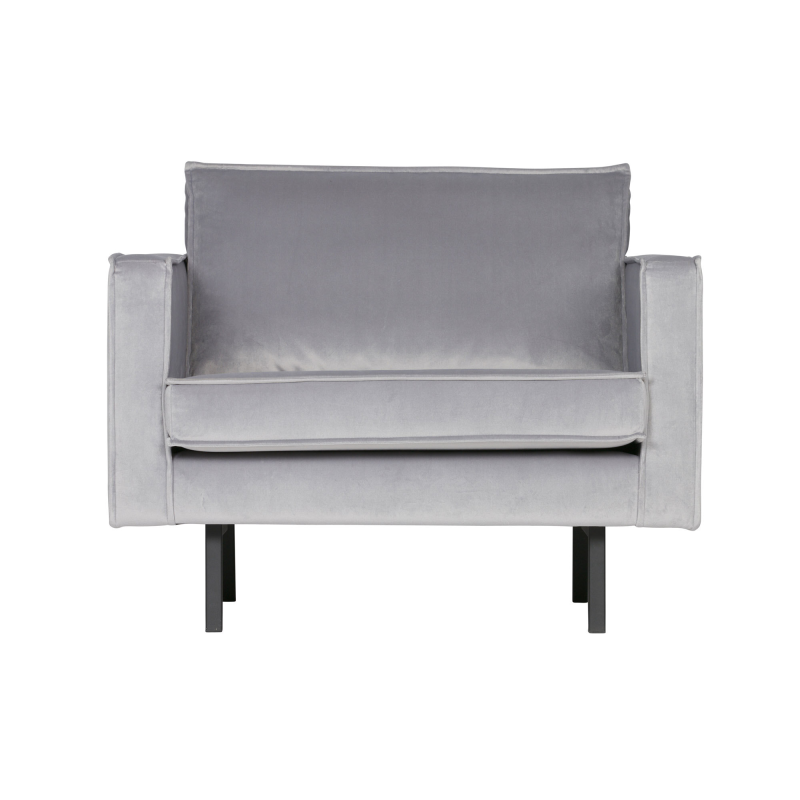 BePureHome Rodeo Lænestol Velour - Light Grey ❤ Stort online udvalg i BePureHome ❤ Billig fragt og hurtig levering 2 - 5 hverdage ❤ Varenummer: BYH-2185576 / Ean: 8714713056712 på lager - Udsalg på Lænestole - Over 434 design mærker på udsalg