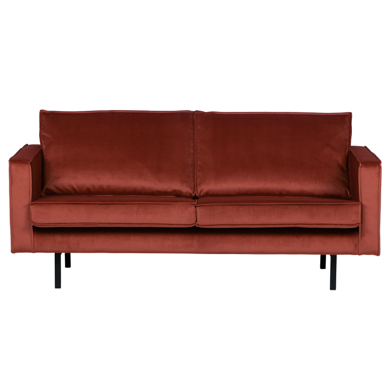 Produktbillede af Rodeo 2,5-pers Sofa Velour Chestnut på tilbud i høj kvalitet