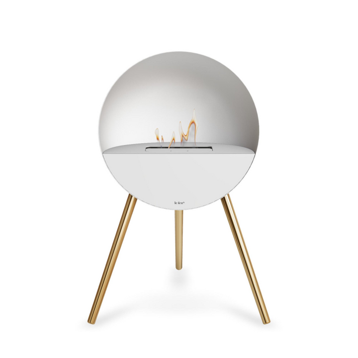 Produktbillede af Hvid biopejs Eye hvid front ben i rose gold på tilbud i høj kvalitet