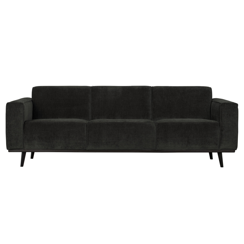 BePureHome Statement 3-pers Sofa 230 cm Flat Rib - Graphite ❤ Stort online udvalg i BePureHome ❤ Billig fragt og hurtig levering 2 - 5 hverdage ❤ Varenummer: BYH-2180265 / Ean: 8714713139644 på lager - Udsalg på Sofa - Over 324 kendte brands på udsalg