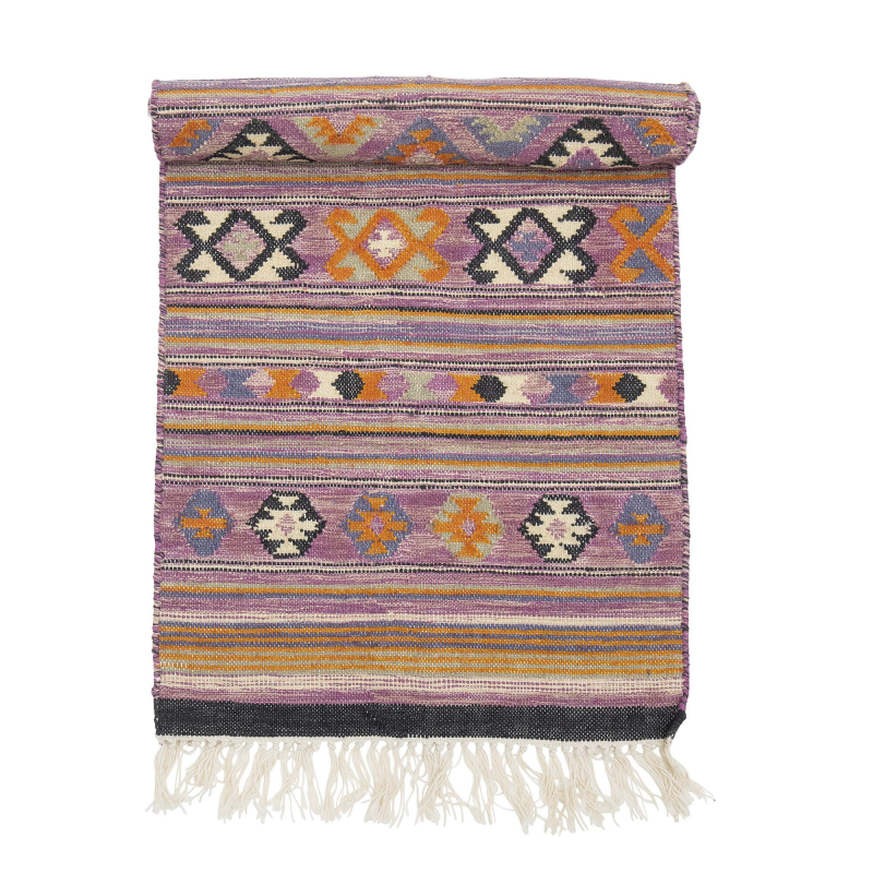Bloomingville Yolanda Tæppe i bomuld - lilla ❤ Stort online udvalg i Bloomingville ❤ Billig fragt og hurtig levering 2 - 5 hverdage ❤ Varenummer: BYH-2715855 / Ean: 5711173300198 på lager - Udsalg på Tæpper - Over 312 kendte brands på udsalg