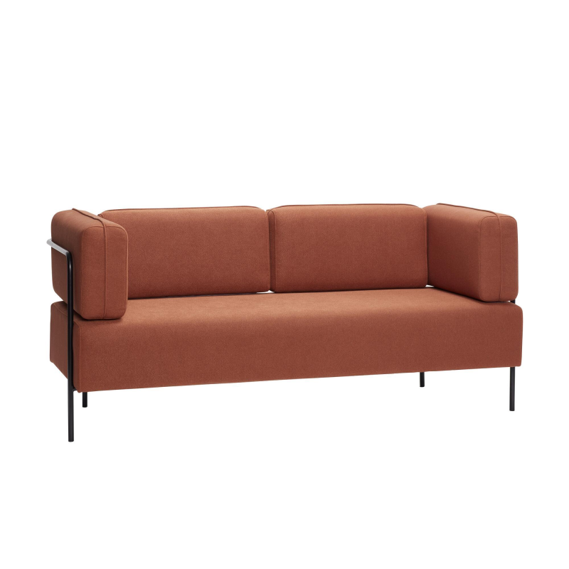 Produktbillede af Block Sofa Ravfarve Sort på tilbud i høj kvalitet