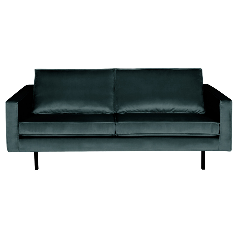 BePureHome Rodeo 2,5-pers Sofa Velour - Teal ❤ Stort online udvalg i BePureHome ❤ Billig fragt og hurtig levering 2 - 5 hverdage ❤ Varenummer: BYH-2185584 / Ean: 8714713101528 på lager - Udsalg på Sofa - Over 785 kendte brands på udsalg