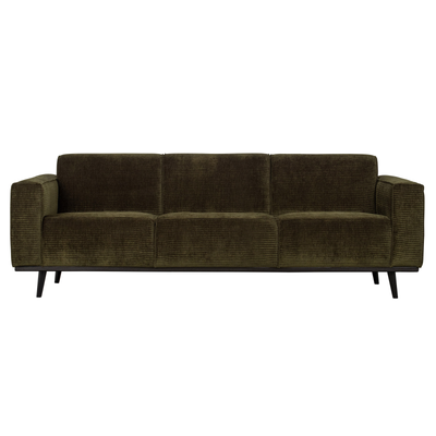 BePureHome Statement 3-pers Sofa 230 cm Flat Rib - Warm Green ❤ Stort online udvalg i BePureHome ❤ Billig fragt og hurtig levering 2 - 5 hverdage ❤ Varenummer: BYH-2180473 / Ean: 8714713139606 på lager - Udsalg på Sofa - Over 785 kendte brands på udsalg