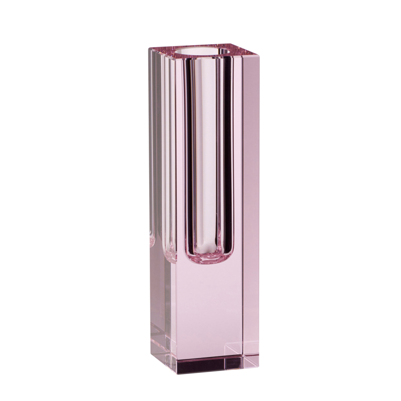 Hübsch Interiør Block - Vase, i Lyserød Glas ❤ Stort online udvalg i Hübsch Interiør ❤ Billig fragt og hurtig levering 2 - 5 hverdage ❤ Varenummer: BYH-1712118 / Ean: 5712772070390 på lager - Udsalg på Potter & Vaser - Over 350 kendte brands på udsalg