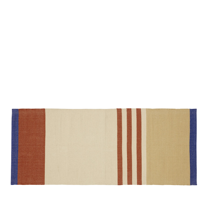Hübsch Interiør River - Tæppe, i Beige/Sand/Brun/Blå 80x200 ❤ Stort online udvalg i Hübsch Interiør ❤ Billig fragt og hurtig levering 2 - 5 hverdage ❤ Varenummer: BYH-2366725 / Ean: 5712772116234 på lager - Udsalg på Bomuldstæpper - Over 360 kendte mærker på udsalg
