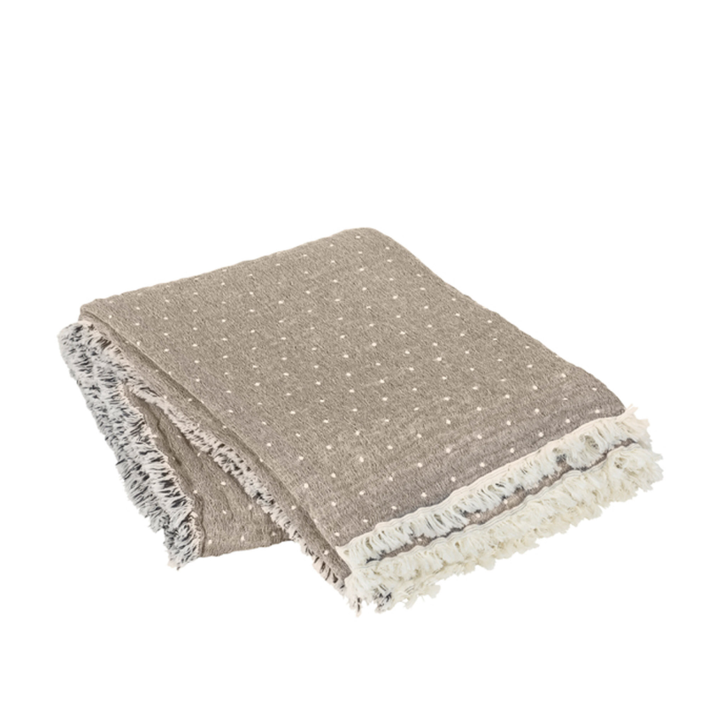 Broste Copenhagen Plaid ´Paula´ 50%Bom./40%Uld/ ❤ Stort online udvalg i Broste Copenhagen ❤ Billig fragt og hurtig levering 2 - 5 hverdage ❤ Varenummer: BYH-2420423 / Ean: 5710688197545 på lager - Udsalg på Plaider og sengetæpper - Over 312 kendte brands på udsalg
