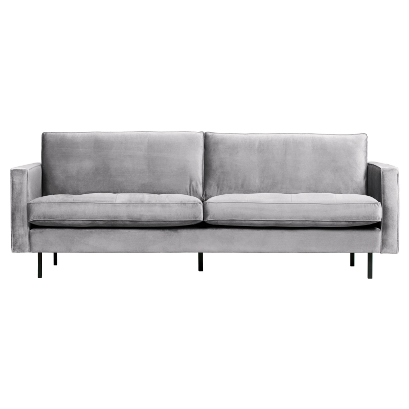 BePureHome Rodeo Classic 2,5-pers Sofa Velour - Light Grey ❤ Stort online udvalg i BePureHome ❤ Billig fragt og hurtig levering 2 - 5 hverdage ❤ Varenummer: BYH-2185668 / Ean: 8714713106639 på lager - Udsalg på Sofa - Over 312 kendte brands på udsalg
