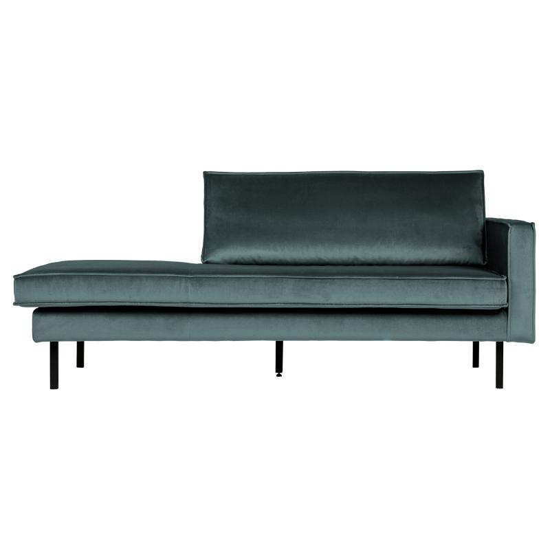 Produktbillede af Rodeo Daybed Højrevendt Velour Teal på tilbud i høj kvalitet