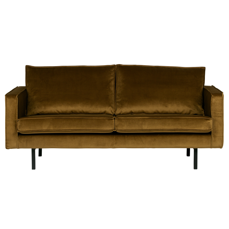 Produktbillede af Rodeo 2,5-pers Sofa Velour Honey Yellow på tilbud i høj kvalitet