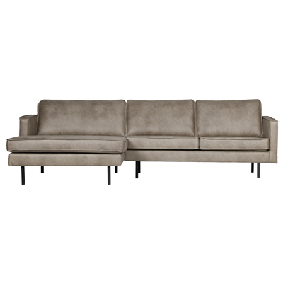 BePureHome Rodeo Chaiselong Venstrevendt Elephant Skin - Beige/Taupe ❤ Stort online udvalg i BePureHome ❤ Billig fragt og hurtig levering 2 - 5 hverdage ❤ Varenummer: BYH-2185724 / Ean: 8714713083282 på lager - Udsalg på Sofa - Over 350 kendte brands på udsalg