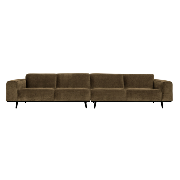 Produktbillede af Statement Xl 4-pers Sofa 372 cm Flat Rib Rock på tilbud i høj kvalitet