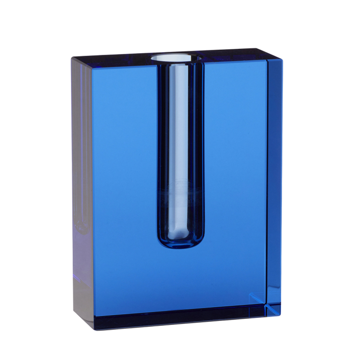 Hübsch Interiør Block - Vase, i Blå Glas ❤ Stort online udvalg i Hübsch Interiør ❤ Billig fragt og hurtig levering 2 - 5 hverdage ❤ Varenummer: BYH-1712120 / Ean: 5712772070413 på lager - Udsalg på Potter & Vaser - Over 350 kendte brands på udsalg
