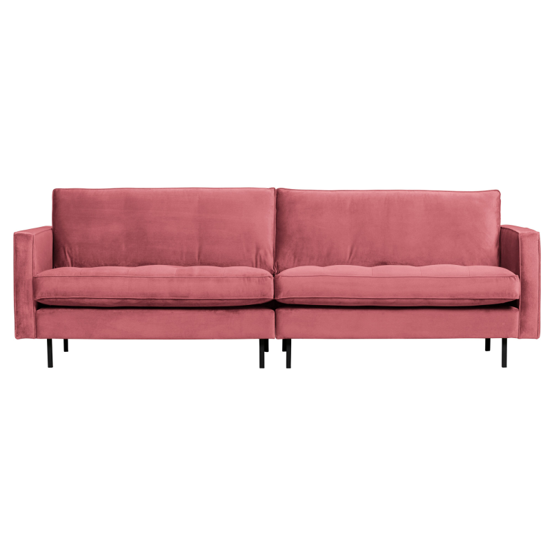 BePureHome Rodeo Classic 3-pers Sofa Velour - Pink ❤ Stort online udvalg i BePureHome ❤ Billig fragt og hurtig levering 2 - 5 hverdage ❤ Varenummer: BYH-2185617 / Ean: 8714713107278 på lager - Udsalg på Sofa - Over 857 kendte brands på udsalg