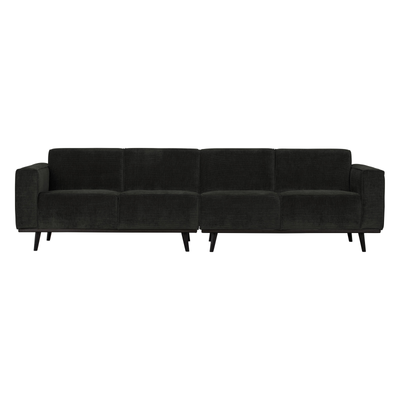 BePureHome Statement 4-pers Sofa 280 cm Flat Rib - Graphite ❤ Stort online udvalg i BePureHome ❤ Billig fragt og hurtig levering 2 - 5 hverdage ❤ Varenummer: BYH-2180542 / Ean: 8714713139774 på lager - Udsalg på Sofa - Over 322 kendte brands på udsalg