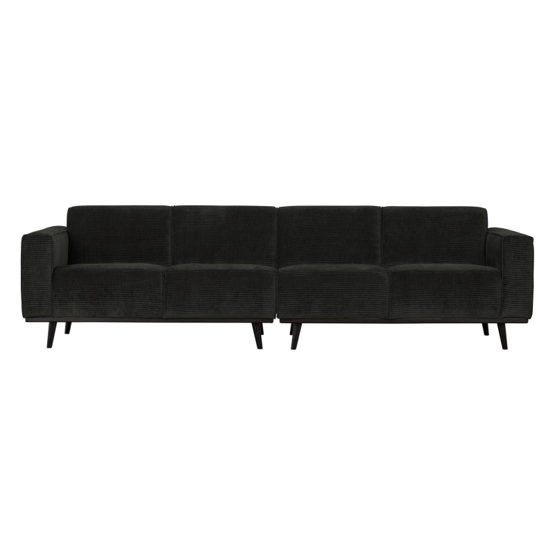 BePureHome Statement 4-pers Sofa 280 cm Flat Rib - Graphite ❤ Stort online udvalg i BePureHome ❤ Billig fragt og hurtig levering 2 - 5 hverdage ❤ Varenummer: BYH-2180542 / Ean: 8714713139774 på lager - Udsalg på Sofa - Over 322 kendte brands på udsalg
