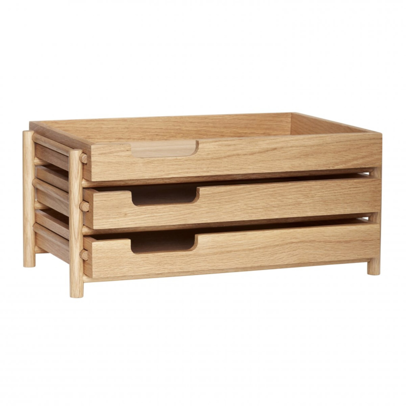 Hübsch Interiør Note - Brevbakke, i Natur Egetræsfiner,Egetræ ❤ Stort online udvalg i Hübsch Interiør ❤ Billig fragt og hurtig levering 2 - 5 hverdage ❤ Varenummer: BYH-2061344 / Ean: 5712772102886 på lager - Udsalg på Opbevaring - Over 434 design mærker på udsalg