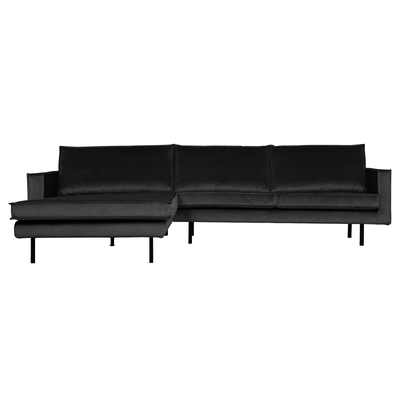 BePureHome Rodeo Chaiselong Venstrevendt Velour - Anthracite ❤ Stort online udvalg i BePureHome ❤ Billig fragt og hurtig levering 2 - 5 hverdage ❤ Varenummer: BYH-2185737 / Ean: 8714713103690 på lager - Udsalg på Sofa - Over 434 design mærker på udsalg
