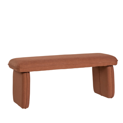 Hübsch Interiør Mellow - Bænk i polyester, rust ❤ Stort online udvalg i Hübsch Interiør ❤ Billig fragt og hurtig levering 2 - 5 hverdage ❤ Varenummer: BYH-2351004 / Ean: 5712772115398 på lager - Udsalg på Bænk - Over 785 kendte brands på udsalg