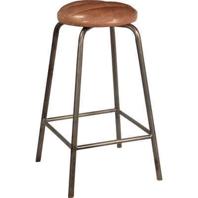 Trademark Living Brooklyn barstol med rundt lædersæde ❤ Stort online udvalg i Trademark Living ❤ Billig fragt og hurtig levering 2 - 5 hverdage ❤ Varenummer: BYH-2289757 / Ean: 5740002233741 på lager - Udsalg på Taburet - Over 434 design mærker på udsalg