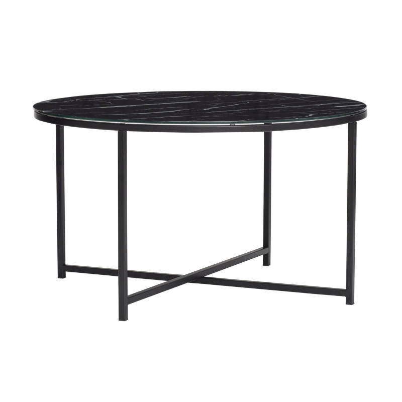 Hübsch Interiør Pond - Sofabord, i Sort Glas,Marmor,Metal ❤ Stort online udvalg i Hübsch Interiør ❤ Billig fragt og hurtig levering 2 - 5 hverdage ❤ Varenummer: BYH-2018765 / Ean: 5712772072448 på lager - Udsalg på Sofaborde - Over 312 kendte brands på udsalg