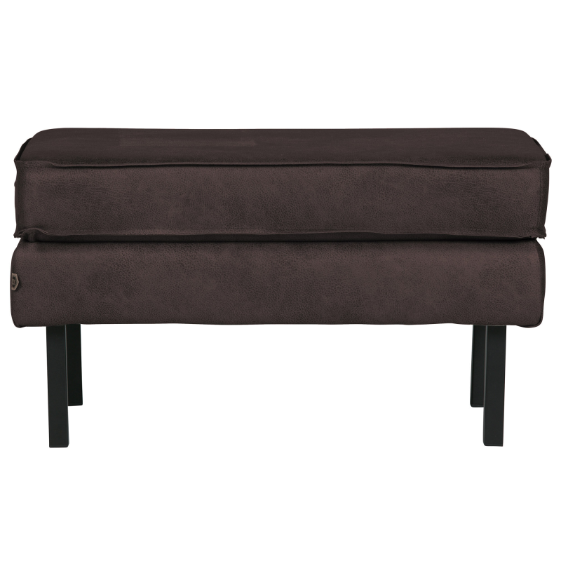 BePureHome Rodeo Puf På Ben - Black ❤ Stort online udvalg i BePureHome ❤ Billig fragt og hurtig levering 2 - 5 hverdage ❤ Varenummer: BYH-2185706 / Ean: 8714713082674 på lager - Udsalg på Puf - Over 350 kendte brands på udsalg