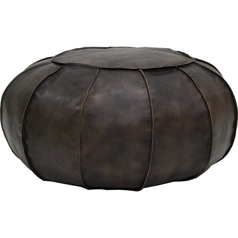Trademark Living Gustav rund læderpuf - koksgrå ❤ Stort online udvalg i Trademark Living ❤ Billig fragt og hurtig levering 2 - 5 hverdage ❤ Varenummer: BYH-2289798 / Ean: 5740002224411 på lager - Udsalg på Puf - Over 857 kendte brands på udsalg