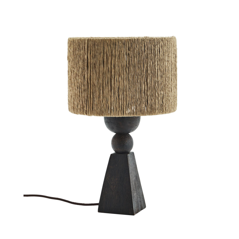 Madam Stoltz Bordlampe i træ - sort og naturfarvet ❤ Stort online udvalg i Madam Stoltz ❤ Billig fragt og hurtig levering 2 - 5 hverdage ❤ Varenummer: BYH-2702025 / Ean: 2501048717069 på lager - Udsalg på Bordlamper - Over 312 kendte brands på udsalg