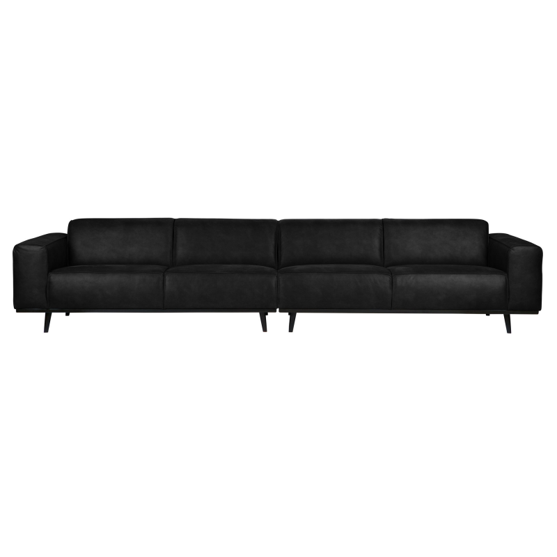 Se Statement Xl 4 ⇒ pers Sofa 372 cm Suedine ⇒ Black ⇒ Udsalg og Tilbud Nu