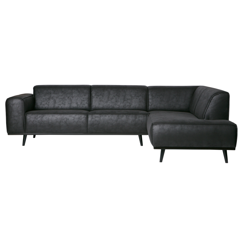 BePureHome Statement Hjørnesofa Højrevendt Suedine - Black ❤ Stort online udvalg i BePureHome ❤ Billig fragt og hurtig levering 2 - 5 hverdage ❤ Varenummer: BYH-2180509 / Ean: 8714713091317 på lager - Udsalg på Sofa - Over 785 kendte brands på udsalg