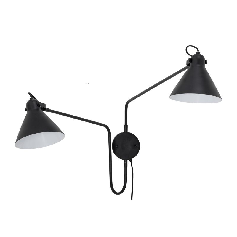 Bloomingville Felicity Væglampe i metal - sort ❤ Stort online udvalg i Bloomingville ❤ Billig fragt og hurtig levering 2 - 5 hverdage ❤ Varenummer: BYH-2715819 / Ean: 5711173303618 på lager - Udsalg på Væglamper - Over 324 kendte brands på udsalg