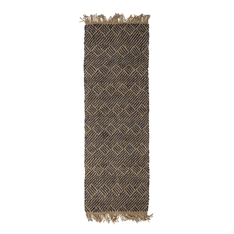 Bloomingville Aby Tæppe - Grå - Jute ❤ Stort online udvalg i Bloomingville ❤ Billig fragt og hurtig levering 2 - 5 hverdage ❤ Varenummer: BYH-2317165 / Ean: 5711173268320 på lager - Udsalg på Tæpper - Over 785 kendte brands på udsalg
