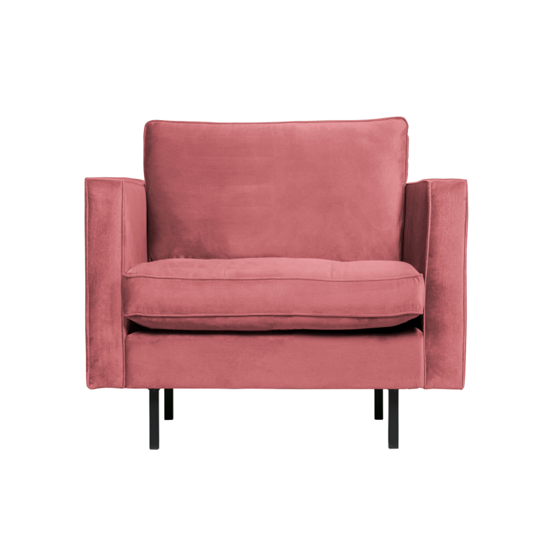 BePureHome Rodeo Classic Lænestol Velour - Pink ❤ Stort online udvalg i BePureHome ❤ Billig fragt og hurtig levering 2 - 5 hverdage ❤ Varenummer: BYH-2185682 / Ean: 8714713106882 på lager - Udsalg på Lænestole - Over 312 kendte brands på udsalg