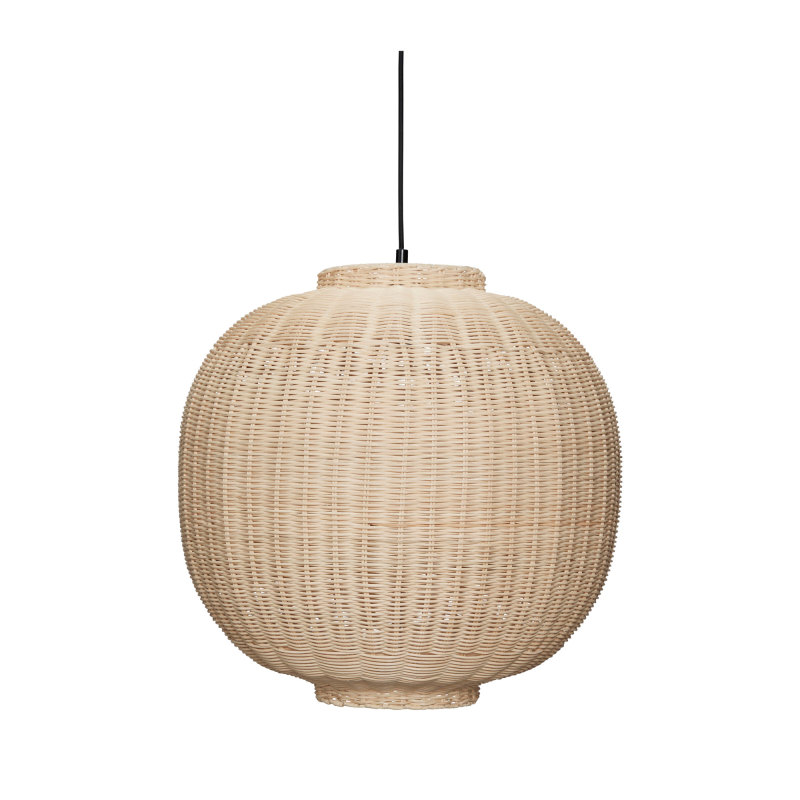 Hübsch Interiør Chand - Rund Loftslampe i rattan - Chand - Ø45 ❤ Stort online udvalg i Hübsch Interiør ❤ Billig fragt og hurtig levering 2 - 5 hverdage ❤ Varenummer: BYH-2548677 / Ean: 5712772123522 på lager - Udsalg på Loftlamper - Over 312 kendte brands på udsalg