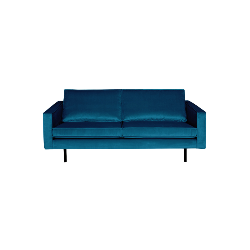 Produktbillede af Rodeo 2,5-pers Sofa Velour Blue på tilbud i høj kvalitet