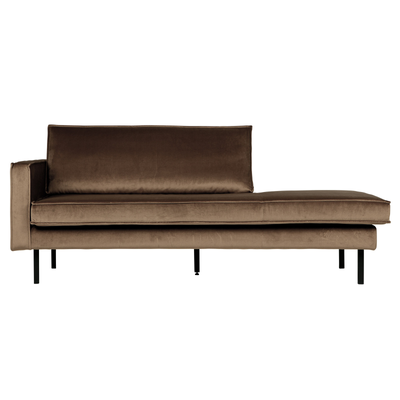 BePureHome Rodeo Daybed Venstrevendt Velour - Taupe ❤ Stort online udvalg i BePureHome ❤ Billig fragt og hurtig levering 2 - 5 hverdage ❤ Varenummer: BYH-2185623 / Ean: 8714713073351 på lager - Udsalg på Daybed - Over 785 kendte brands på udsalg
