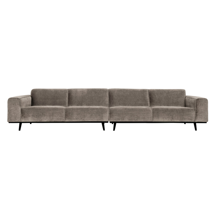 BePureHome Statement Xl 4-pers Sofa 372 cm Flat Rib - Clay ❤ Stort online udvalg i BePureHome ❤ Billig fragt og hurtig levering 2 - 5 hverdage ❤ Varenummer: BYH-2180529 / Ean: 8714713139866 på lager - Udsalg på Sofa - Over 324 kendte brands på udsalg