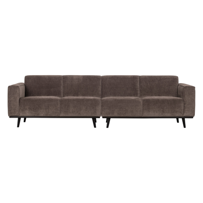 BePureHome Statement 4-pers Sofa 280 cm Flat Rib - Taupe ❤ Stort online udvalg i BePureHome ❤ Billig fragt og hurtig levering 2 - 5 hverdage ❤ Varenummer: BYH-2180547 / Ean: 8714713139682 på lager - Udsalg på Sofa - Over 312 kendte brands på udsalg