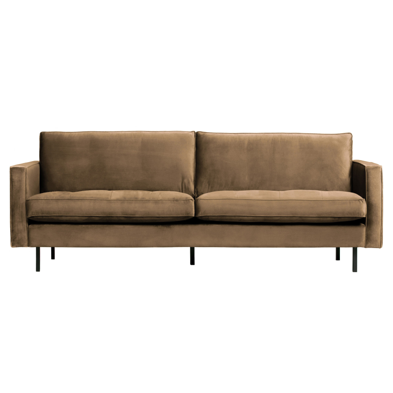 BePureHome Rodeo Classic 2,5-pers Sofa Velour - Taupe ❤ Stort online udvalg i BePureHome ❤ Billig fragt og hurtig levering 2 - 5 hverdage ❤ Varenummer: BYH-2185654 / Ean: 8714713106585 på lager - Udsalg på Sofa - Over 322 kendte brands på udsalg