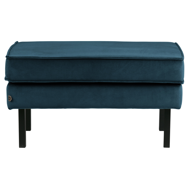 BePureHome Rodeo Puf På Ben Velour - Blue ❤ Stort online udvalg i BePureHome ❤ Billig fragt og hurtig levering 2 - 5 hverdage ❤ Varenummer: BYH-2185697 / Ean: 8714713082513 på lager - Udsalg på Puf - Over 350 kendte brands på udsalg