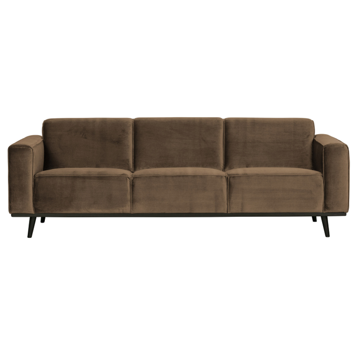 BePureHome Statement 3-pers Sofa 230 cm Velour - Taupe ❤ Stort online udvalg i BePureHome ❤ Billig fragt og hurtig levering 2 - 5 hverdage ❤ Varenummer: BYH-2180258 / Ean: 8714713114535 på lager - Udsalg på Sofa - Over 785 kendte brands på udsalg