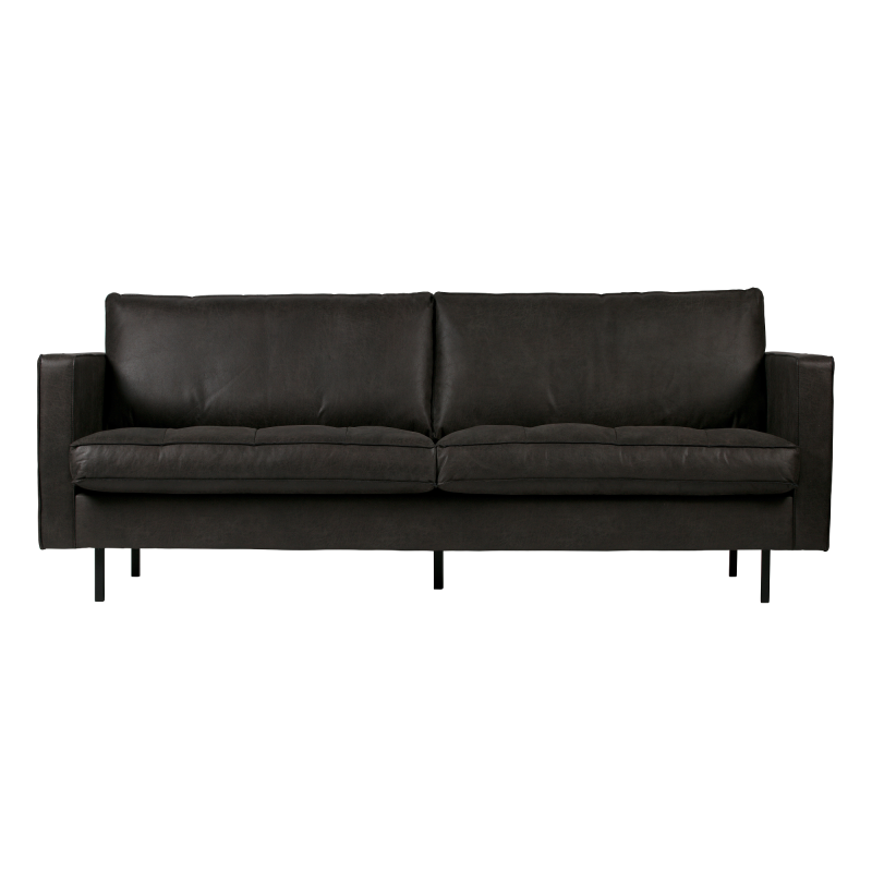BePureHome Rodeo Classic 2,5-pers Sofa - Black ❤ Stort online udvalg i BePureHome ❤ Billig fragt og hurtig levering 2 - 5 hverdage ❤ Varenummer: BYH-2020406 / Ean: 8714713081622 på lager - Udsalg på Sofa - Over 360 kendte mærker på udsalg