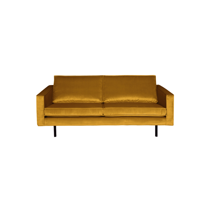 BePureHome Rodeo 2,5-pers Sofa Velour - Ochre ❤ Stort online udvalg i BePureHome ❤ Billig fragt og hurtig levering 2 - 5 hverdage ❤ Varenummer: BYH-2185579 / Ean: 8714713065486 på lager - Udsalg på Sofa - Over 785 kendte brands på udsalg