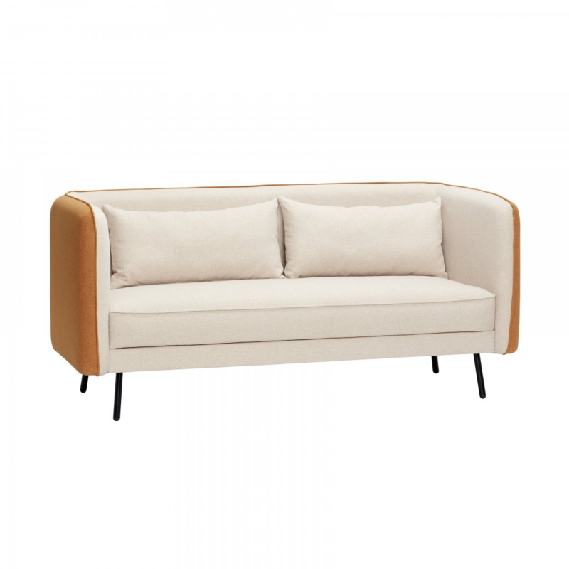 Hübsch Interiør Shade - Sofa, i Beige/Orange Metal ❤ Stort online udvalg i Hübsch Interiør ❤ Billig fragt og hurtig levering 2 - 5 hverdage ❤ Varenummer: BYH-2061328 / Ean: 5712772101599 på lager - Udsalg på Sofa - Over 434 design mærker på udsalg