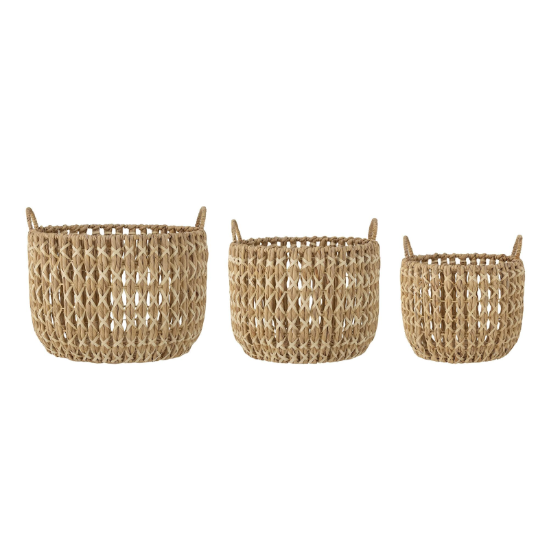Bloomingville Kristel Kurv m/Låg i vandhyacint - natur ❤ Stort online udvalg i Bloomingville ❤ Billig fragt og hurtig levering 2 - 5 hverdage ❤ Varenummer: BYH-2715857 / Ean: 5711173304929 på lager - Udsalg på Kurve - Over 312 kendte brands på udsalg