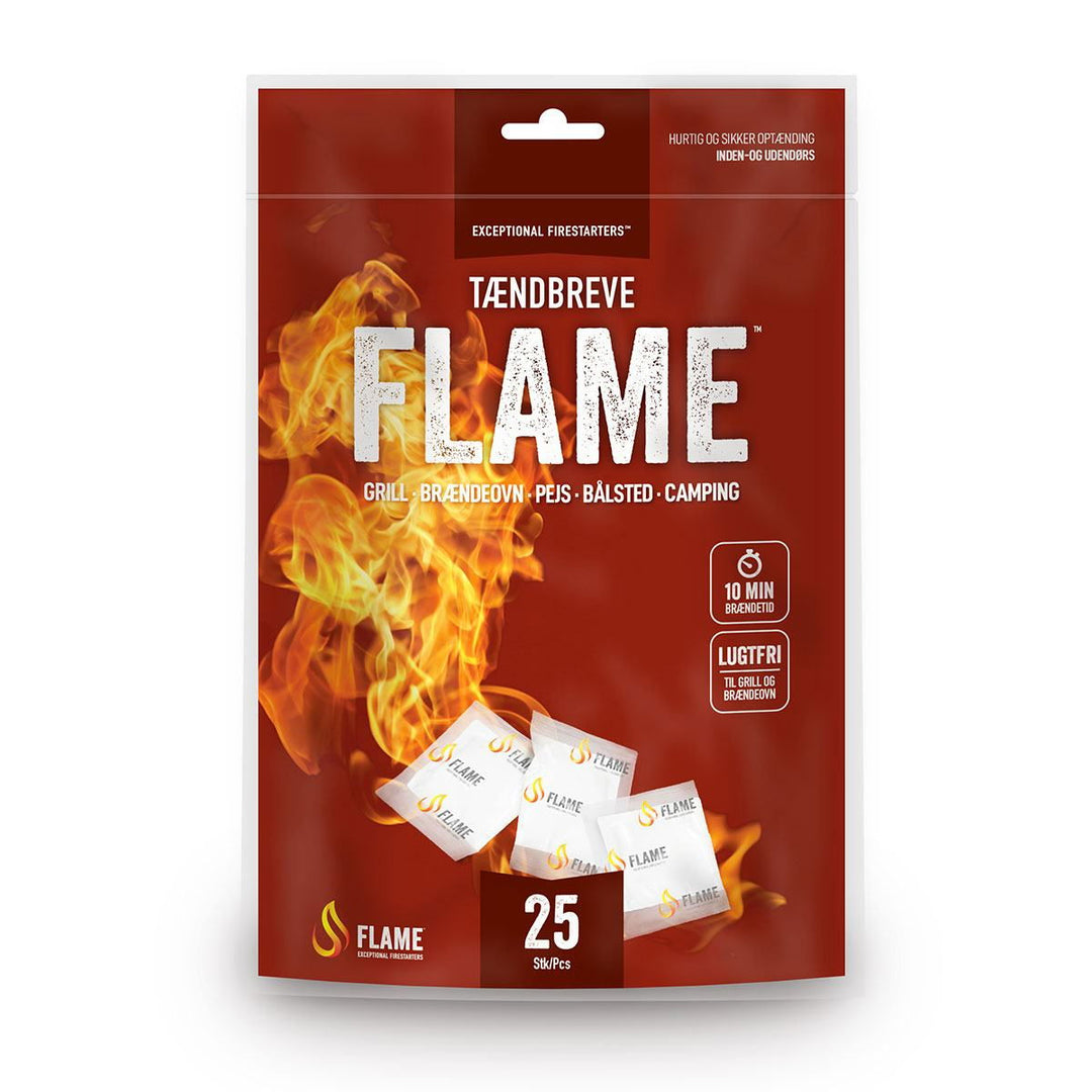 Produktbillede af Flame tændbreve 25 stk i pose på tilbud i høj kvalitet