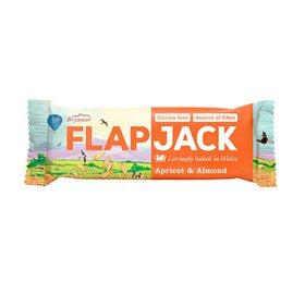 Detaljeret produktbillede af Flapjack m. abrikos og mandel 80g. på tilbud