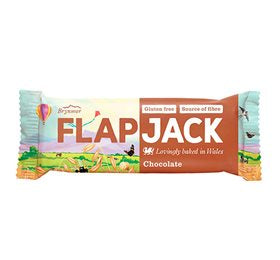 Detaljeret produktbillede af Flapjack m. chokolade 80g. på tilbud