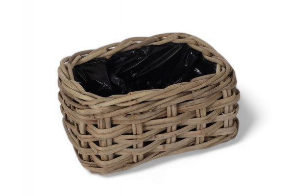 Produktbillede af Fletkurv Kubu Naturrattan 32x50 cm på tilbud i høj kvalitet
