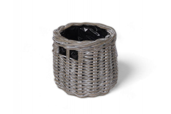 Produktbillede af Fletkurv Kubu Naturrattan Ø21 cm på tilbud i høj kvalitet